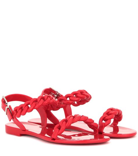 givenchy jelly sandals red|Givenchy sandals men's.